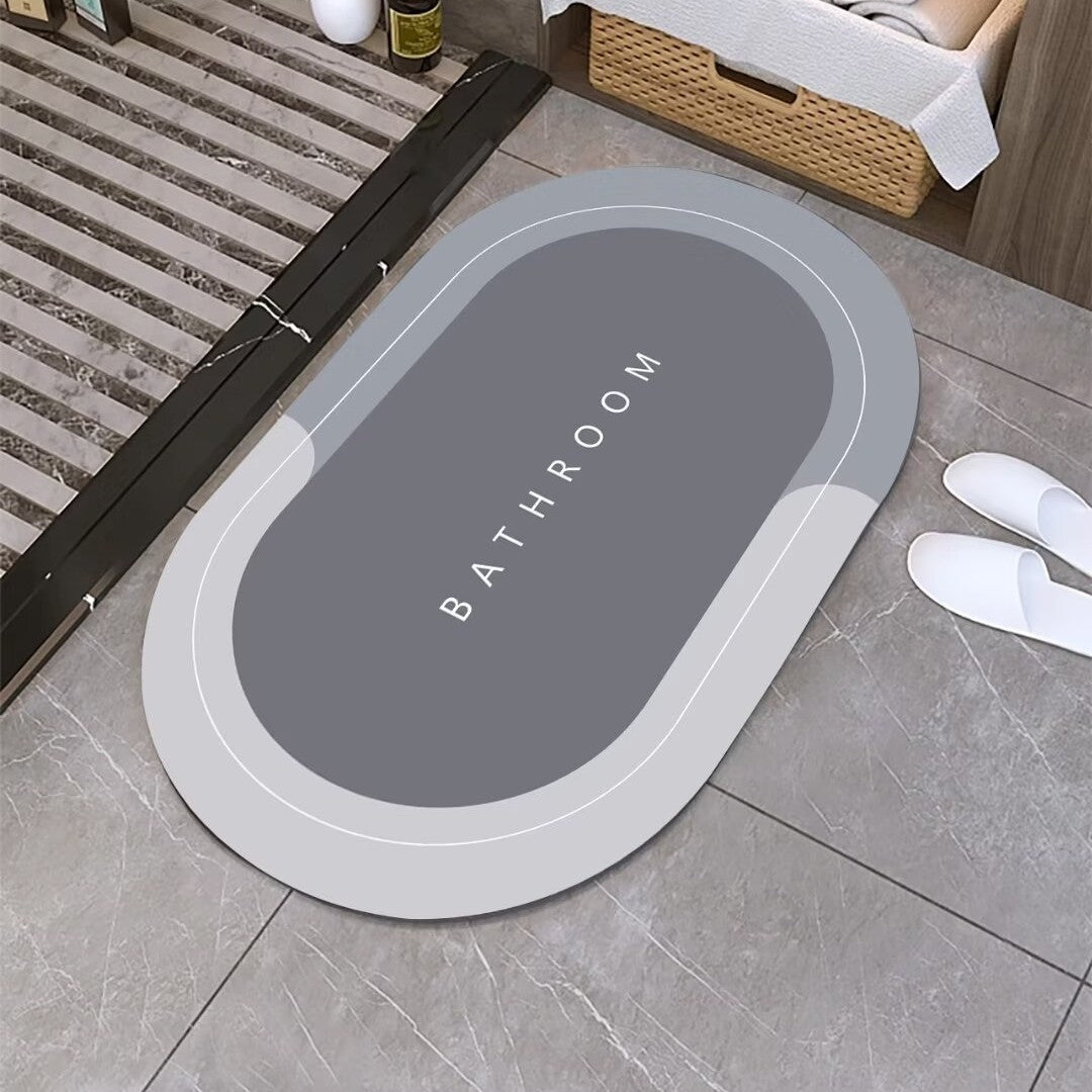 Anti-slip Bathroom Mat - Quick Dry & Dirt Resistant
