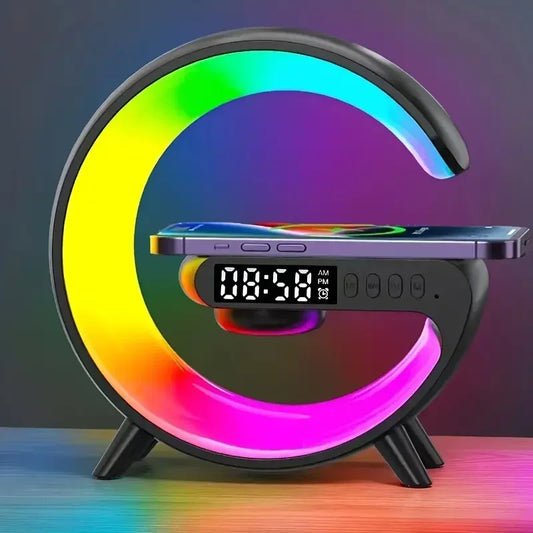 Multifunction Bluetooth Speaker TF RGB Wireless Charger