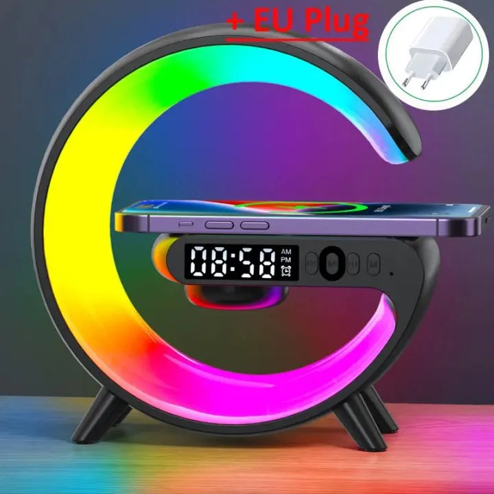 Multifunction Bluetooth Speaker TF RGB Wireless Charger