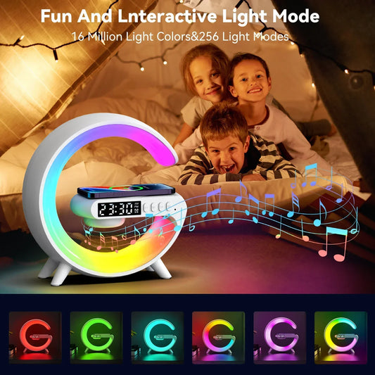 Multifunction Bluetooth Speaker TF RGB Wireless Charger