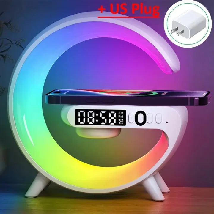 Multifunction Bluetooth Speaker TF RGB Wireless Charger